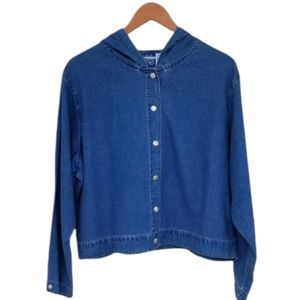 Venezia Jeans Jeans Hooded Jacket Dark Wash